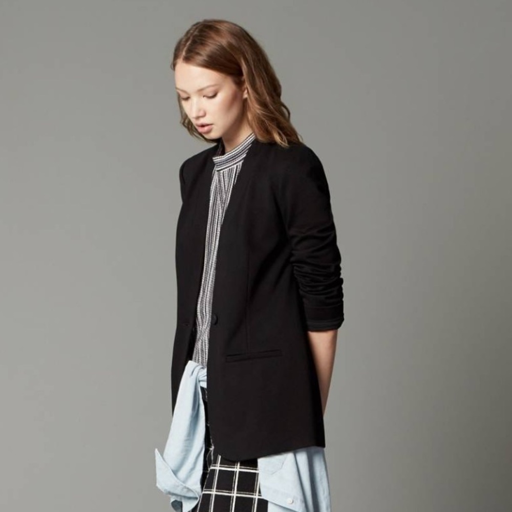 Madewell Collarless Blazer